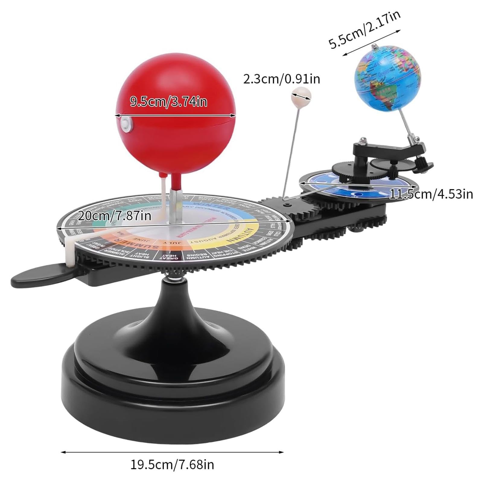 オーストラリア アンティーク ビンテージ 器 ガラス クリア 地球 太陽 新品 Amazon | 太陽、地球、月、軌道モデル - 太陽系の 表現、デスク